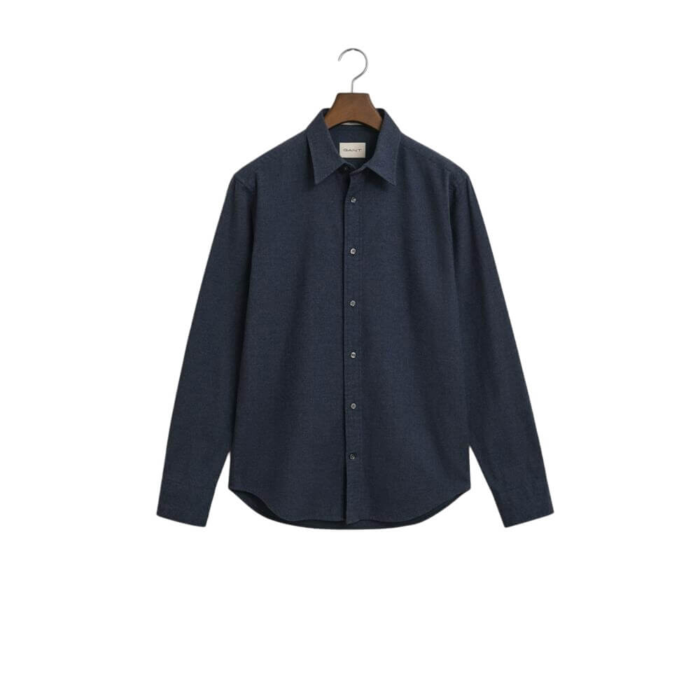 GANT Regular Fit Melange Flannel Shirt